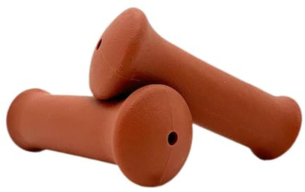 DimyFew 2X Fahrradlenkergriffe Kinderfahrradgriffe Weiche Lenkergriffe Lenkerwickel für Kinderfahrräder Roller Kinder, Braun