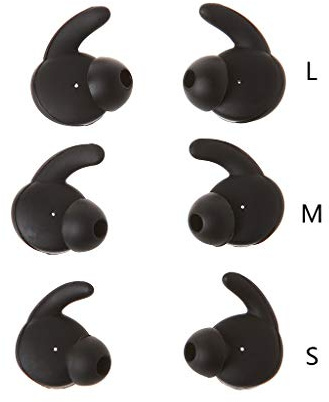 William-Lee 3 Paar S/M/L Silikon-Ohrstöpsel-Abdeckung, Ohrbügel, weiche Ohrpolster für Huawei Sport Bluetooth Headset AM61