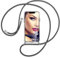 mtb more energy® Handykette kompatibel mit HTC U23 Pro - dunkelgrau - Smartphone Hülle zum Umhängen - Anti Shock Full TPU Case