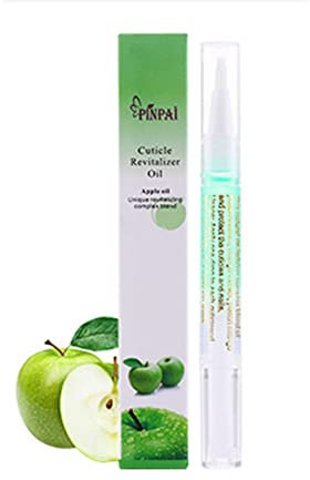 Stylos à huile pour cuticules pour le soin des ongles, stylo à huile revitalisant pour cuticules avec brosse douce, huile pour cuticules pour éviter les fissures et le séchage des (Modèle de pomme)