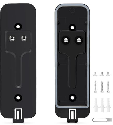 OFFCUP Soporte para Timbre Blink, Placa Posterior de Repuesto para Timbre con Video Blink, Funda Protectora de Montaje en Pared de Fácil Instalación (Negro)