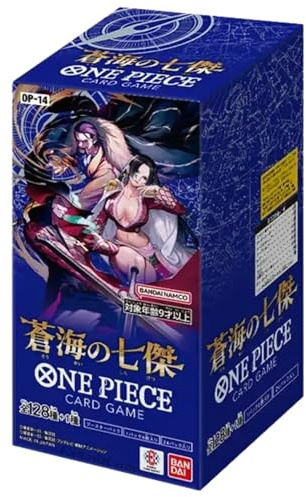 One Piece Card Game OP14 Warlords of The Sea Booster Display (JPN) - 24 paquetes de refuerzo - Edición original japonesa - Nuevos líderes y personajes - Siete Samurai de los Mares - Nuevo y en