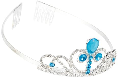 Didiseaon Couronne Garçon Fille Cristal Bleu Diadème Chic Accessoire Cheveux Fête Anniversaire Garçon Fille