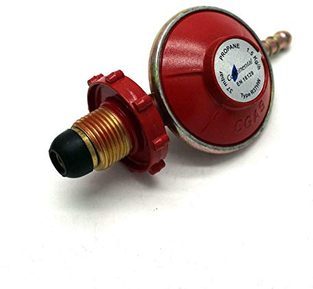 Hand Wheel Propane Gas Regulator 37Mbar 1.5Kgh Fits Calor & Flogas POL type bottles