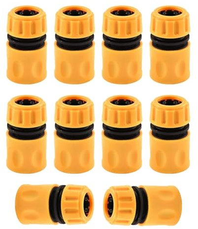 KOMUNJ 10 Stück Schnellkupplung 1/2 Schlauchkupplung Schlauchverbinder, für Bewässerung Autowäsche Gartengeräte Schläuche Schlauchkupplung