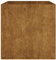 Festnight Jardinera Elevada 80 x 80 x 80 cm Macetero Acero Corten Jardinera Rectangular Macetas Exterior Macetas Rectangular Arriate de Altura de Exterior Balcón Terraza