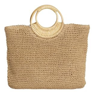 Vila female Tasche Stroh