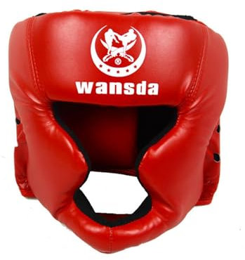Schutzhelm für Boxen, Kampfsport, MMA, Training, Boxhelm, Sparring, Boxhelm für Kinder, Erwachsene, Boxhelm aus Kunstleder für Boxen