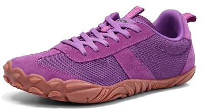 UBFEN Chaussures Minimalistes Homme Femme Barefoot Randonnée Trail Running Fitness Course Légères Confortables Violet 39 EU