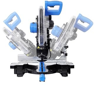 HIROHRTV 12 inch Miter Saw with Laser Guide, 15A Sliding Compound Miter Saw, Dual Bevel Sliding Miter Saw, 4.2 x 13 Cut Capacity, Miter Saw 12 inch for Woodworking, Fits Miter Saws Stand, Black