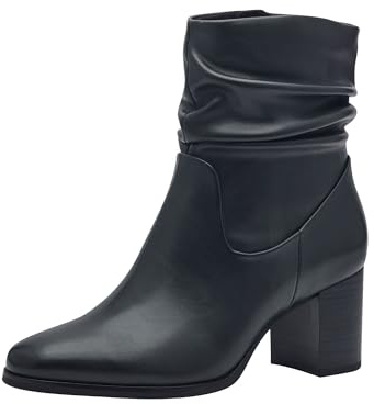 MARCO TOZZI Botín de Mujer con Cremallera y Slip 2-25335-43, Botas de Moda, Bosque, 40 EU