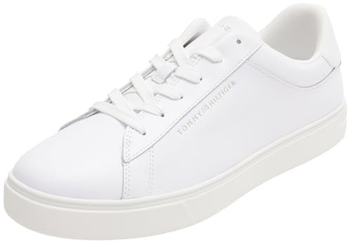 Tommy Hilfiger Damen Court Sneaker Essential Low Top, Weiß (White), 38