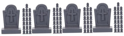 Gatuida 80piezas Lápidas De Halloween De para Decoración De Jardín y Patio Accesorios Espeluznantes y Casa