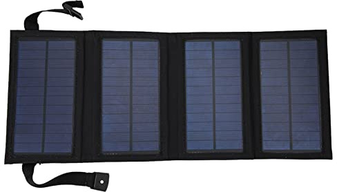 10 W 5V USB-hopfällbar solpanelladdare Vandring Camping Solcellsladdare Monokristallint solbatteri Bärbar Vandring Campingutrustning Solpanel