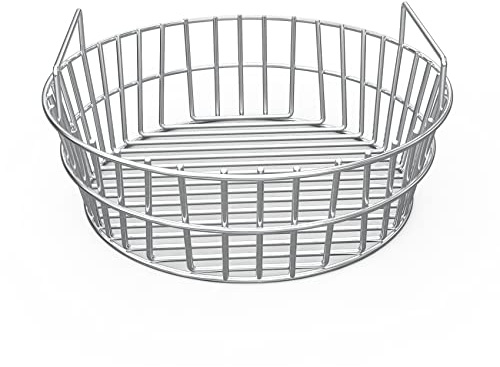 only fire Stainless Steel Charcoal Ash Basket for Char-Griller Akorn Kamado Kooker Charcoal Barbecue Grill