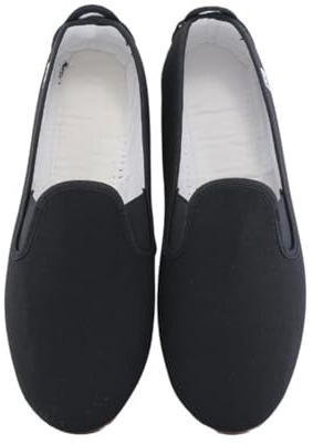 ZAPATILLAS DE LONA KUNG-FU ESCOOLERS E55 - 38, Negro
