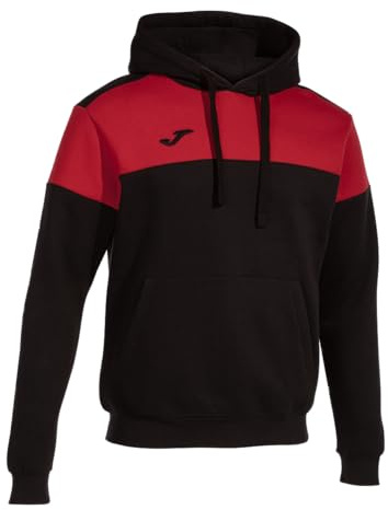 Joma Sudadera con Capucha Crew v Negro Rojo