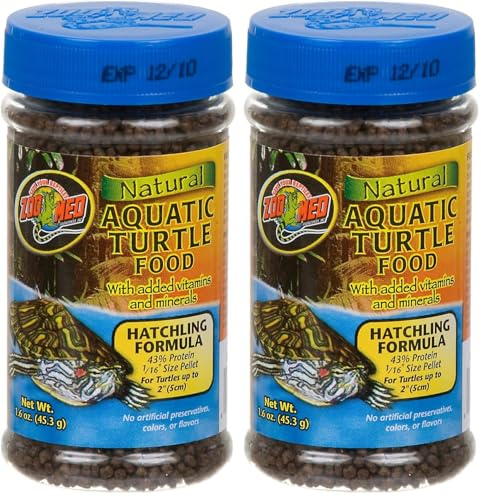 Zoomed Natural Aquatic Nourriture pour Oisillon Tortue 45,3 g (Lot de 2)