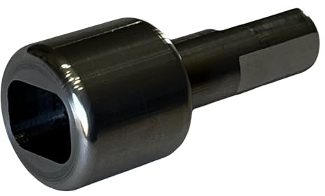 Hosanna Sales Stainless Steel Ice Castle Fish House Drill Winch Adapter for Cordless Drill for Winch Crank on Fish House