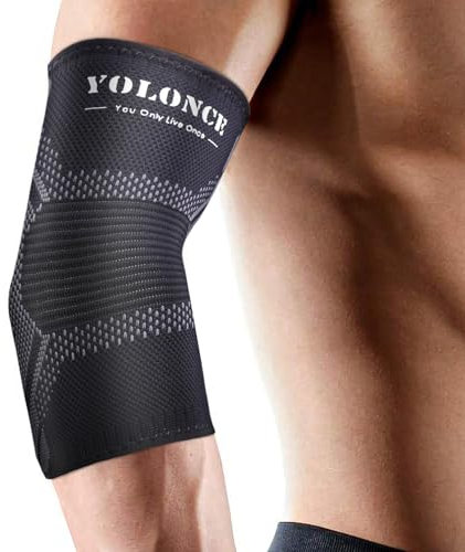 CharmChic Coudière Tendinite, Coudière Epicondylite, Coudiere Musculation, Attelle Coude, Tennis Elbow pour Hommes et Femmes, Protege Coude (M)