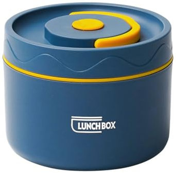 Moqqeu Food Warm Lunch Container,Stainless Steel Thermal Lunch Container Portable Thermal Bento Box Food Container Easy to Use