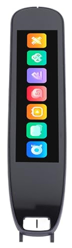 Haofy Stylo Traducteur d'apprentissage Enrichi, Stylo de Dictionnaire à Balayage Hors Ligne pour étudiants, Matériau ABS