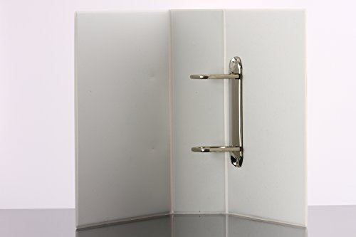 DIN A5 Ordner PVC 2 er Mechanik in weiss 80 mm Rückenbreite, Füllhöhe 65 mm