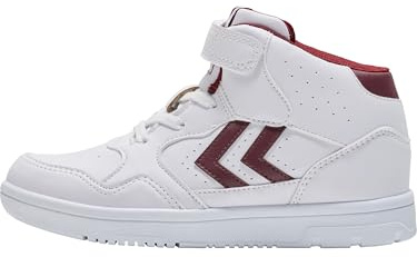 Hummel Unisex Kinder Camden High Jr Sneaker, White Red, 37 EU