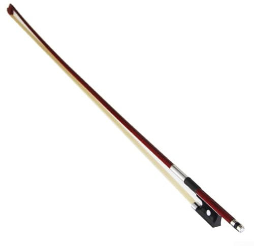 Gdfnmogo Violinbogen gut ausbalanciert Rippenspitze Kohlefaser rund Ebenholz Frosch AAA Mongolei Pferdehaar (1/4)