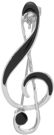 VALICLUD Broche Note De Musique Alliage De Zinc Pour Vêtements Et Accessoires Éléments De Bijoux Musicaux Pour Hommes Et Femmes Pin De Thème Musical Élégant