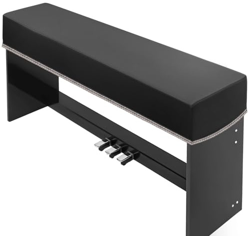 88-Key Digital Piano Dust Cover, Luxury Waterproof Leather Piano Cover for Electronic Keyboards