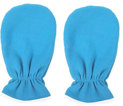 Vaguelly Guantes Spa Exfoliantes para Manos Mujer Cubiertas Térmicas para Parafina Hidratación y Cuidado Rejuvenecedor Lavables y Reutilizables