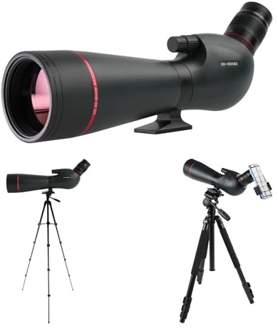 BOSTRON telescopio terrestre 20-60×82, BAK4 FMC, IPX7