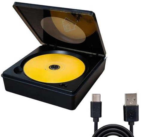 hindraem Lettore DVD esterno con connessione USB, lettore per auto, consente di collegare altoparlanti esterni e altoparlanti Bluetooth, adatto per Android, schermo grande, CD esterno lossless