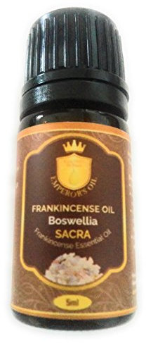 Emperors Oil Pure Frankincense Essential Oil - Therapeutic Grade Boswellia Sacra from Oman, Versatile for Internal Use, Skin Care, and Aromatherapy, Antiseptic Properties, 5ml Bottled in UK.