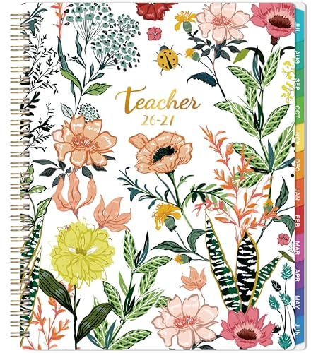 Teacher Planner 2026-2027 - Lesson Planner from Jul. 2026 - Jun. 2027, 8.5'' x 11'', Lesson Plan Book, Weekly and Monthly Homeschool Planner, Academic Planner 2026-2027 with Inspirational Quotes