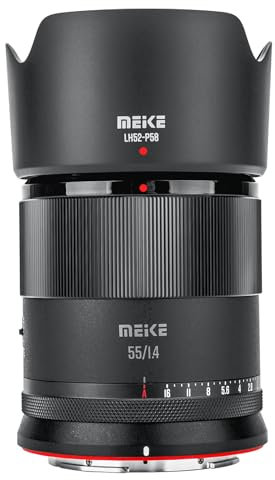 Meike 55 mm F1.4 Autofocus STM Motor paso a paso APS-C Portrait Objetivo compatible con cámaras Nikon Z Mount Z50 Z50II Z30 Zfc en modo APS-C