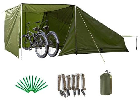 YSMSMZJK Zeltgarage mit Abnehmbarem Schattentuch Fahrrad Zelt Geeignet für Schaukelstuhl, Outdoor-Sofa Fahrradbox Fahrradunterstand