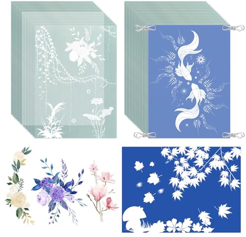 OCCOUMR Lot de 32 feuilles de papier cyanotype A5 haute sensibilité - Papier d'impression solaire avec outil en plastique et pince - Papier d'impression solaire pour adultes et enfants - Bricolage
