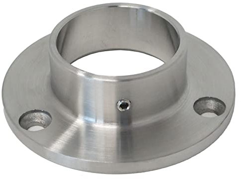 Premium Edelstahl Handlaufhalter Bodenanker für Rohr-Ø 42,4 mm Rohrflansch Rohrhalter Wandanschluß und Bodenmontage von SO-TOOLS®