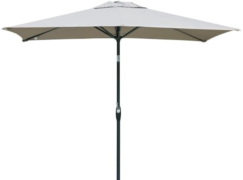 Primaster Balkonschirm Florenz 140 x 210 cm Taupe Sonnenschirm Gartenschirm