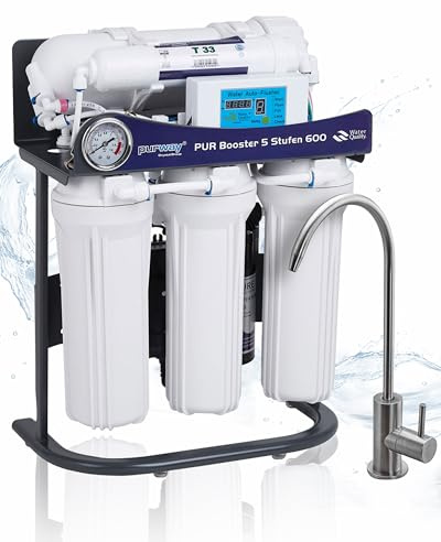 PUR Booster 5 livelli 600 GPD Direct flow impianto ad osmosi inversa senza serbatoio