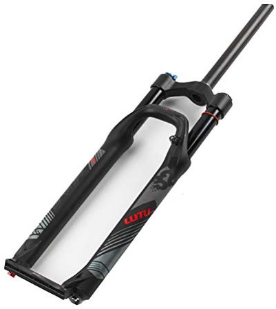 Fahrradgabel 26 27.5 29 Inch Ultraleicht Aluminum Alloy Schulterkontrolle MTB Gabel Mountainbike Gabel Fahrrad Scheibenbremse mit Dämpfungseinstellung Federweg: 100 mm