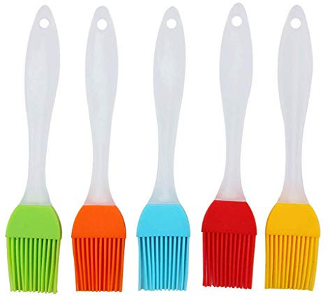 1 x Silicone Basting BBQ Pastry Brush Kitchen Utensils Dishwasher Safe Heat Resistant Sent by Random Color