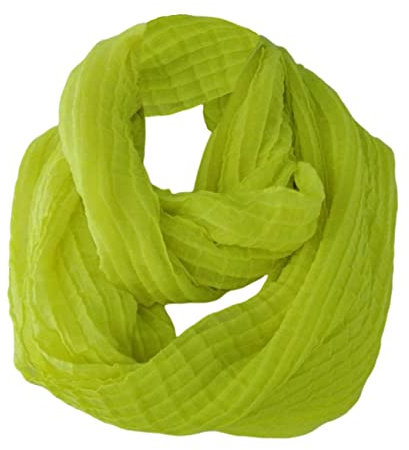 FAIRYGATE Schals für Damen Schal xxl Loop Sommer Schlauchschal für Damen Baumwolle und Polyester Leichter XXL Schal D03021