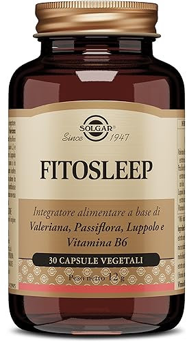 Solgar Fitosleep - 30 capsule vegetali - Peso netto: 12g
