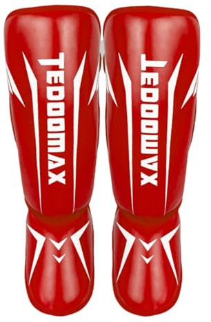 Chaoyilian Parastinchi da Boxe,Parastinchi per Kickboxing,Piedi Protezione Shin Guard,Paratibie Muay Thai Traspiranti,Parastinchi da Muay Thai,Protezione Shin Guard,per Allenamento,Sparring,Boxe