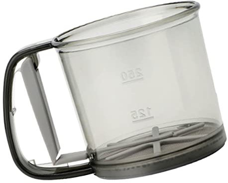 IMIKEYA Semi-Automatic Flour Sifter Handheld Flour Sieve for Baking Portable Cup Designed Strainer Kitchen Sifter for Powder Sugar and Plain