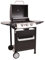 LOFOTEN - Barbecue a gas 3 fuochi - Potenza 8,4 kW - 106,5x57,5x104,5cm - Cappa di chiusura con termometro - 2 griglie in acciaio cromato, 2 ripiani laterali, 1 vassoio basso - 2 ruote - Nero