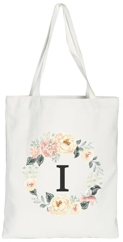 Bolsa de lona, ​​bolsa de regalo personalizada con 26 letras de la A a la Z, bolsa de compras ecológica reutilizable,bolsa de regalo, adecuada para bodas, cumpleaños, eventos, fiestas, vacaciones.
